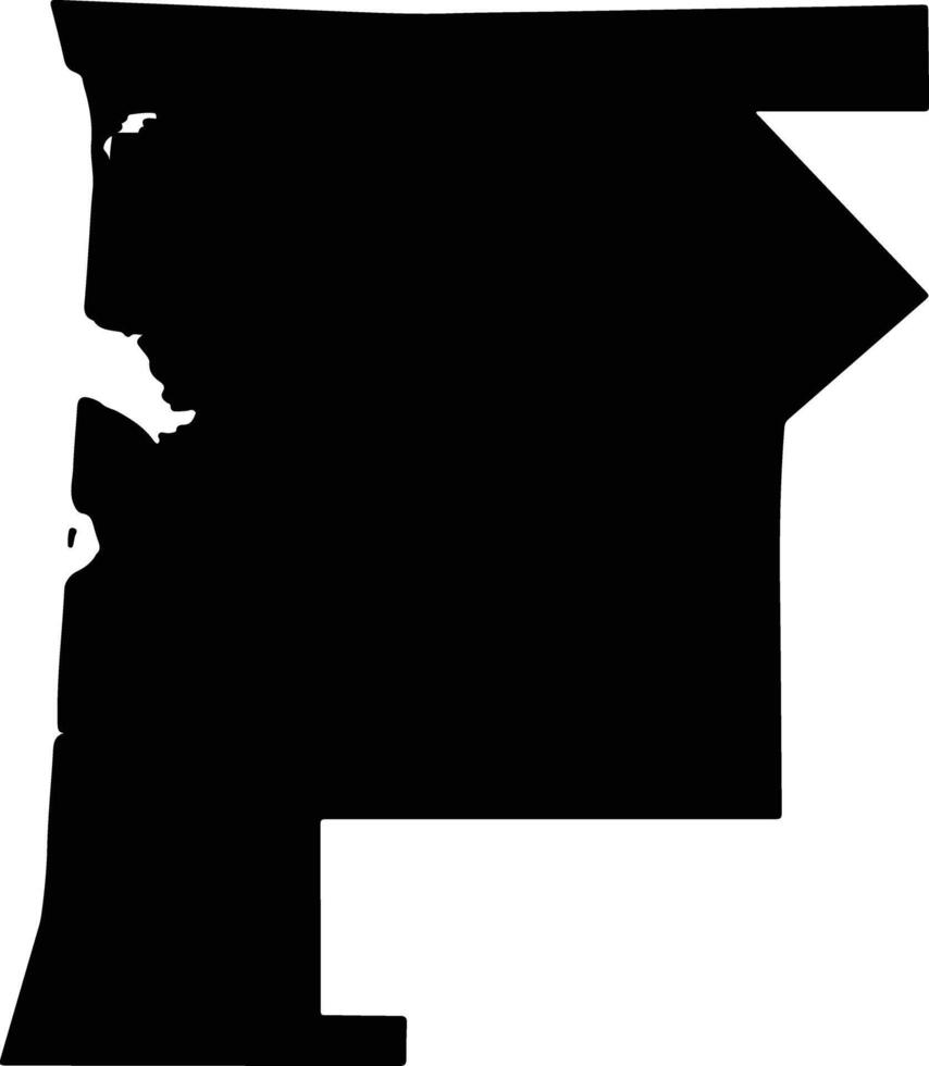 Tillamook United States silhouette map vector