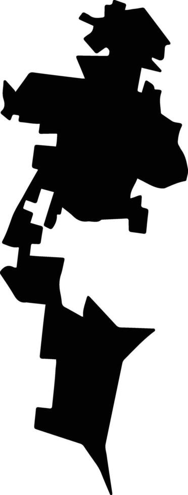 Timucuy Mexico silhouette map vector