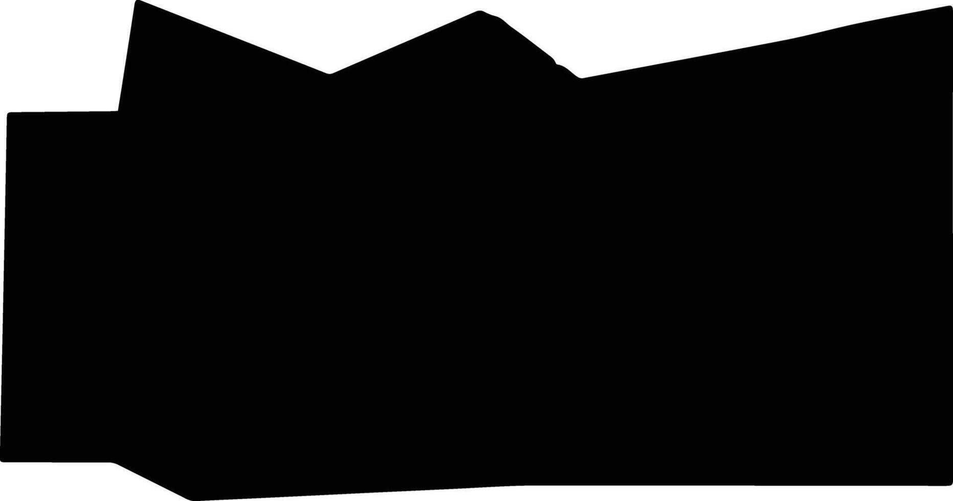 Tin Essako Mali silhouette map vector
