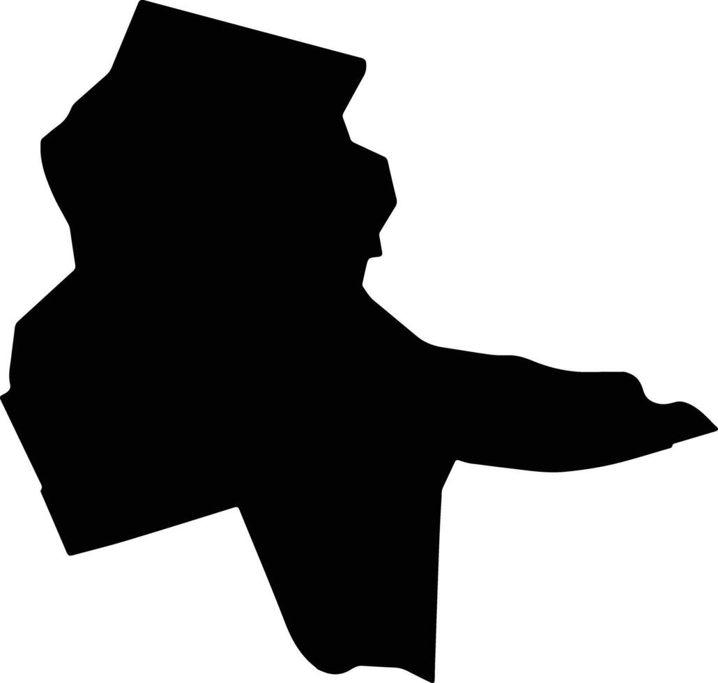 TINOSU Romania silhouette map vector