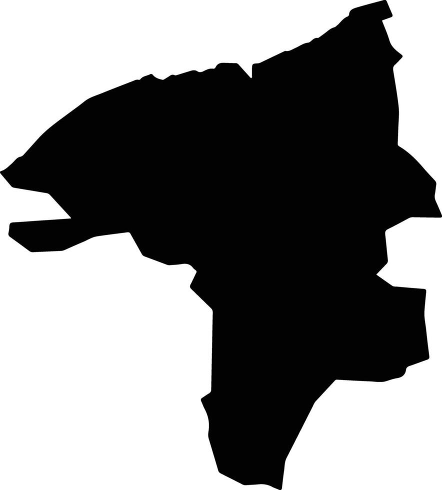 Tirebolu Turkey silhouette map vector