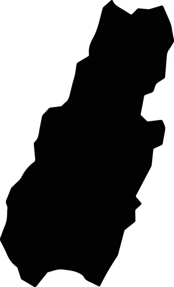 Tiros Brazil silhouette map vector