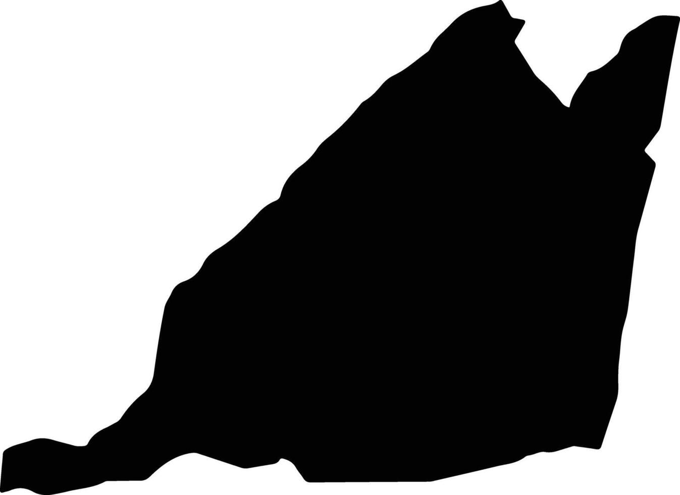 Tisaleo Ecuador silhouette map vector