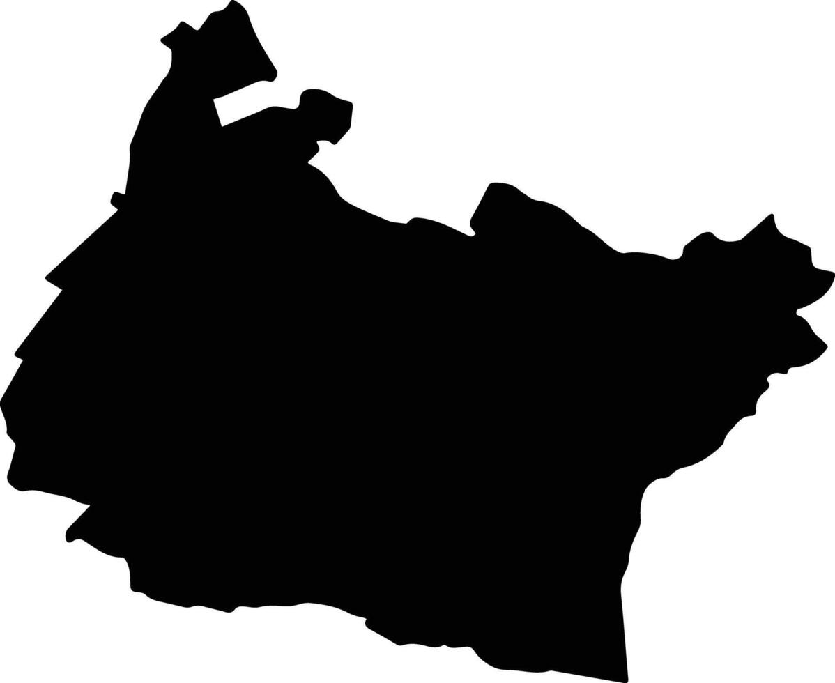 Tlachichuca Mexico silhouette map vector