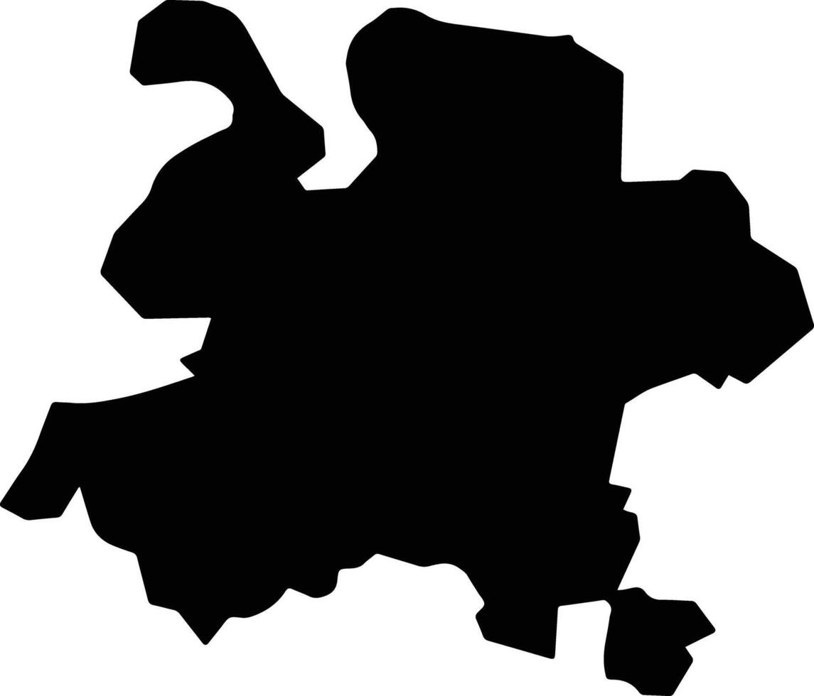 Tlacojalpan Mexico silhouette map vector