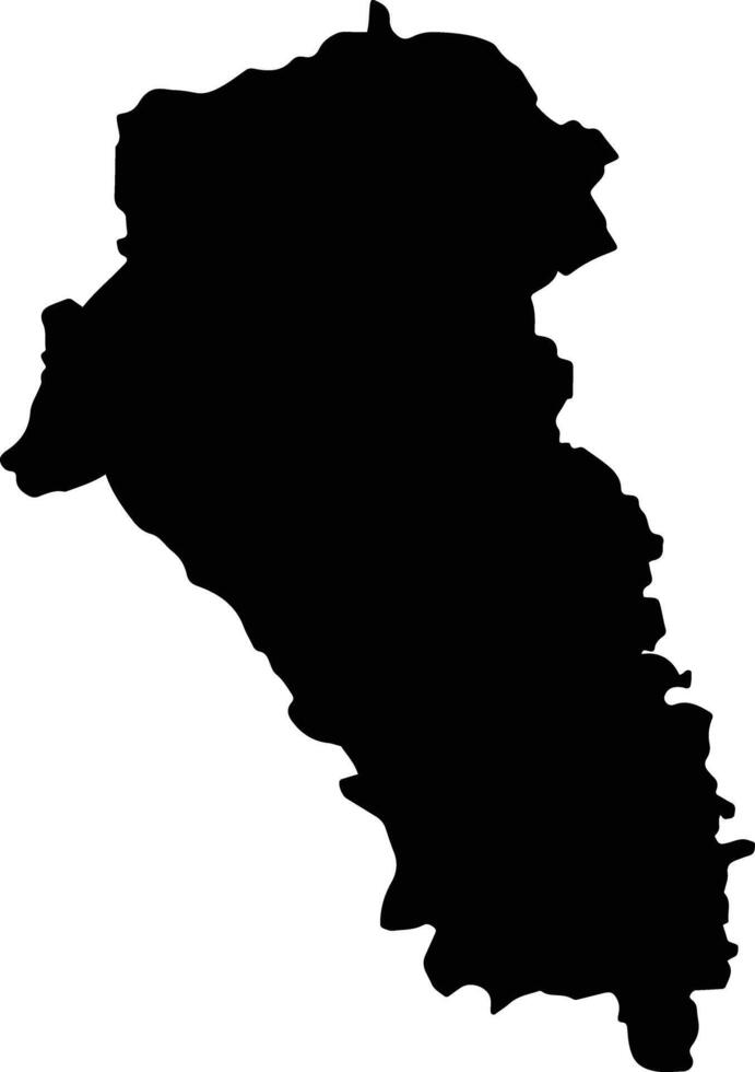 Tlacotalpan Mexico silhouette map vector