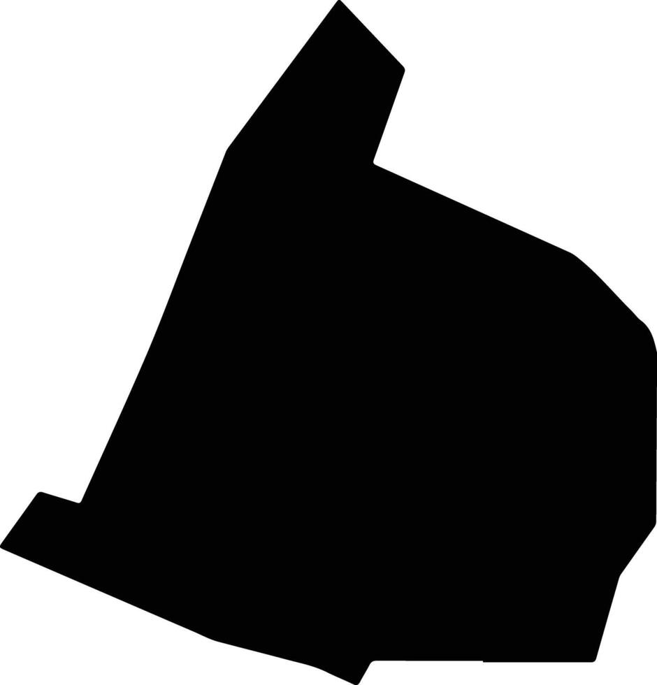 Tlaltenango Mexico silhouette map vector