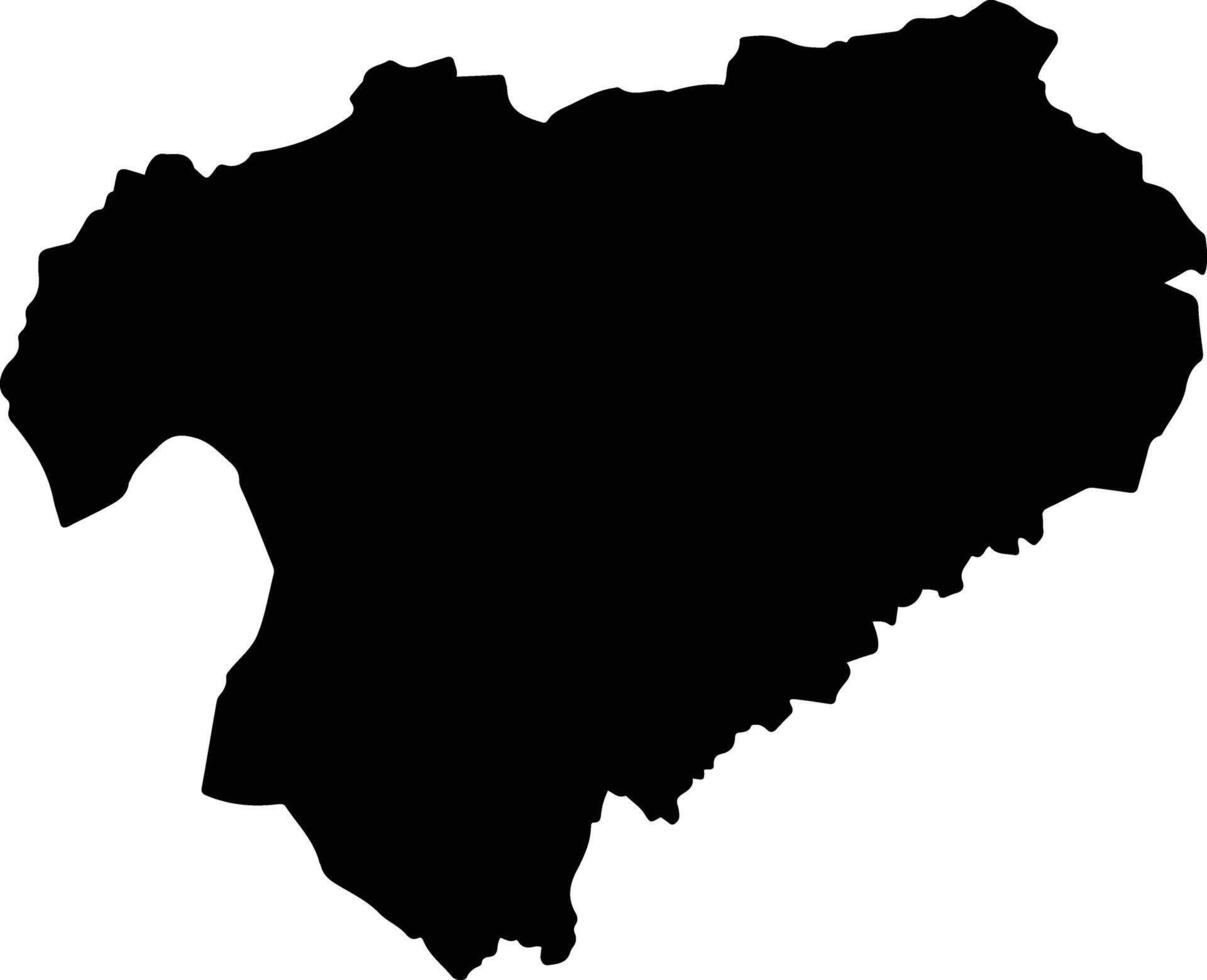 Tlatlaya Mexico silhouette map vector