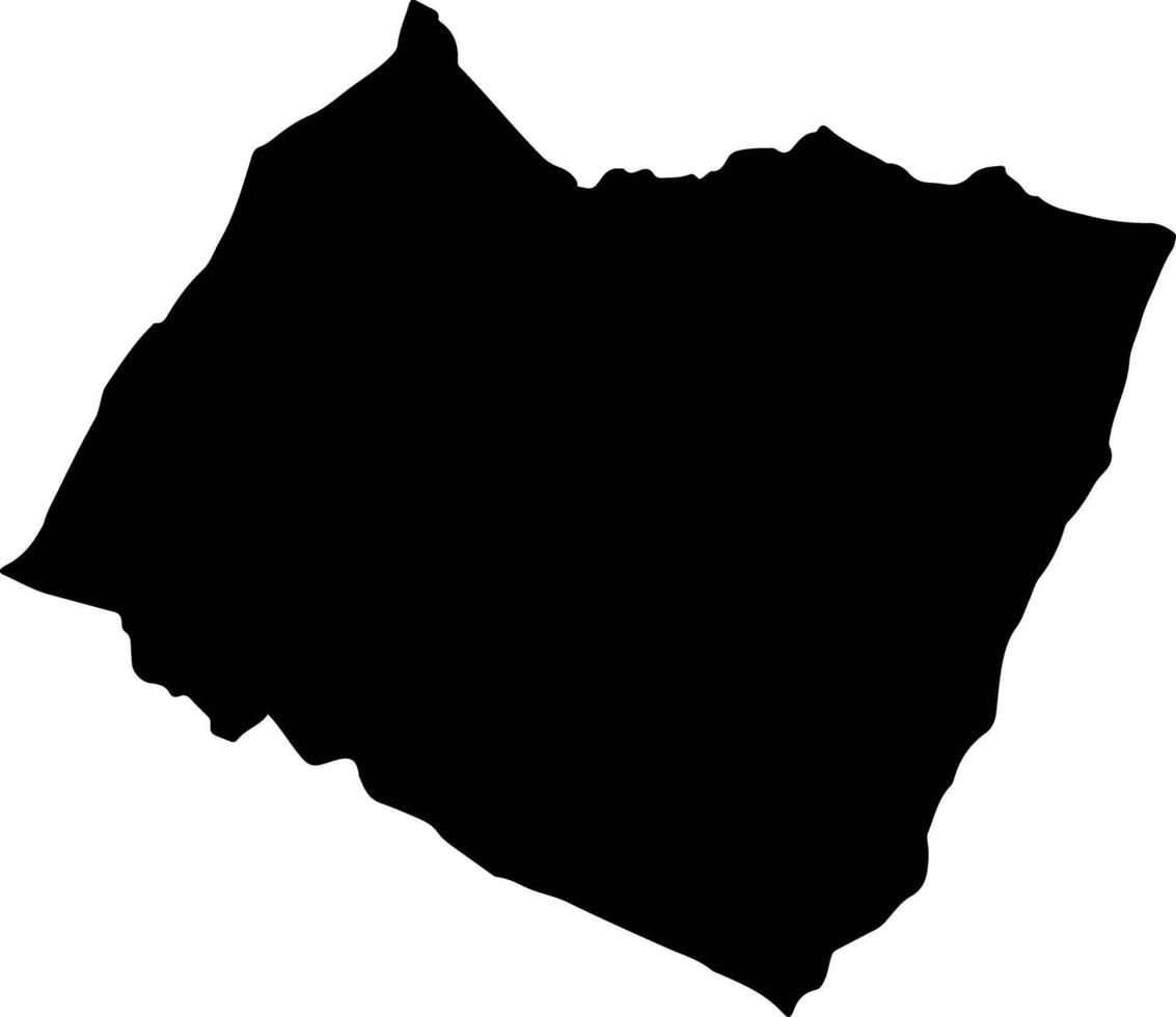 Toca Colombia silhouette map vector