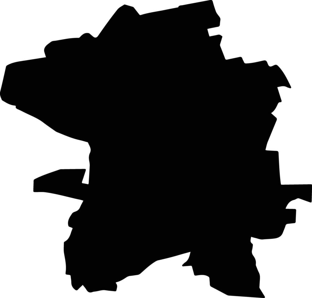 TODIRESTI Romania silhouette map vector