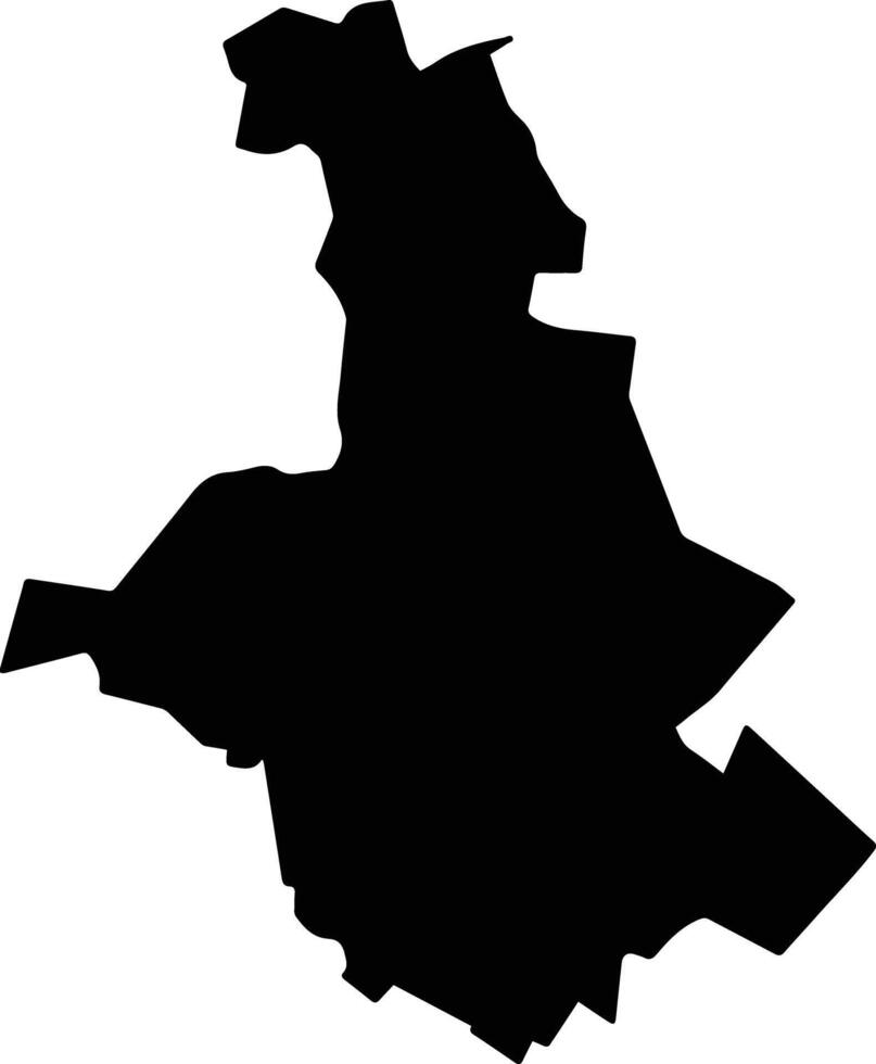 Tolcayuca Mexico silhouette map vector