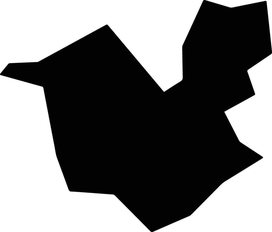 Toledo Uruguay silhouette map vector