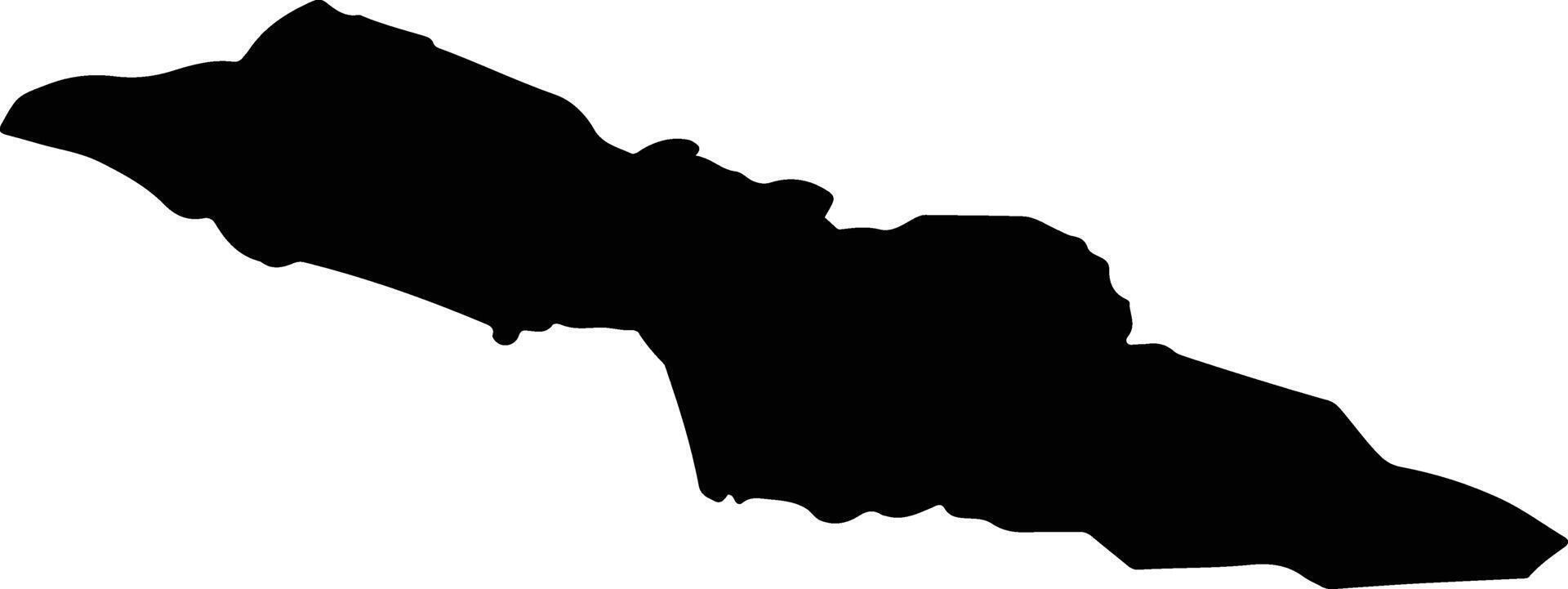 Tolga nor Norway silhouette map vector