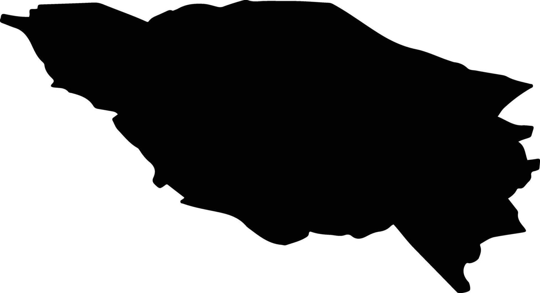 TOMESTI Romania silhouette map vector