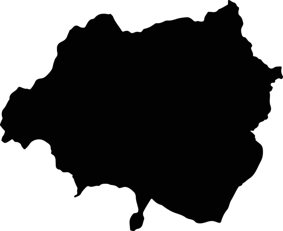 Tona Colombia silhouette map vector