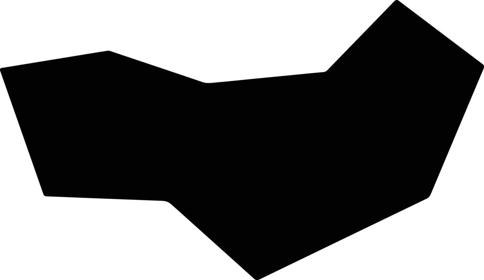 Tongboxian China silhouette map vector