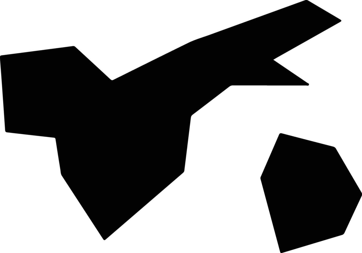Tonghuaxian China silhouette map vector