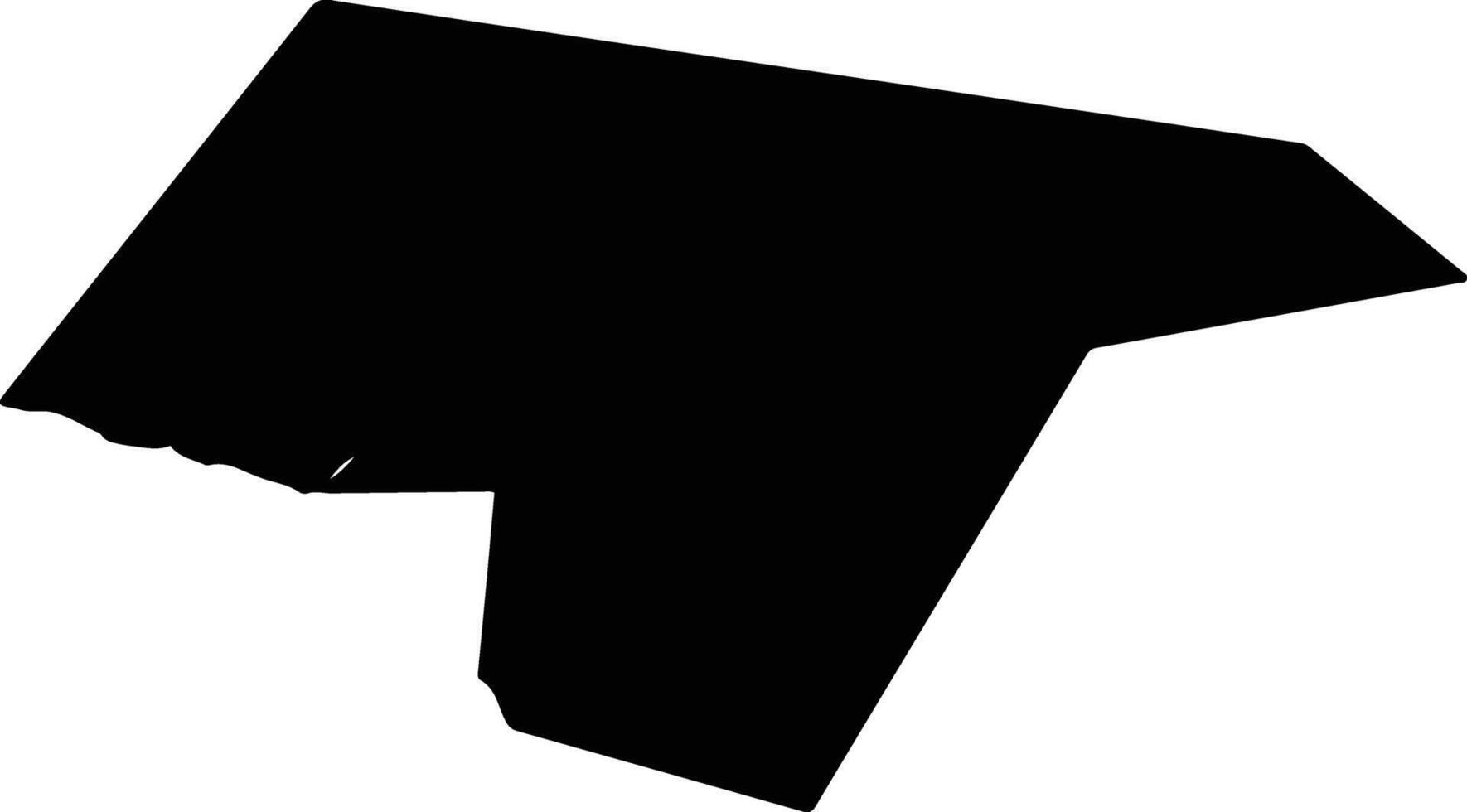 Tongzhoushi China silhouette map vector