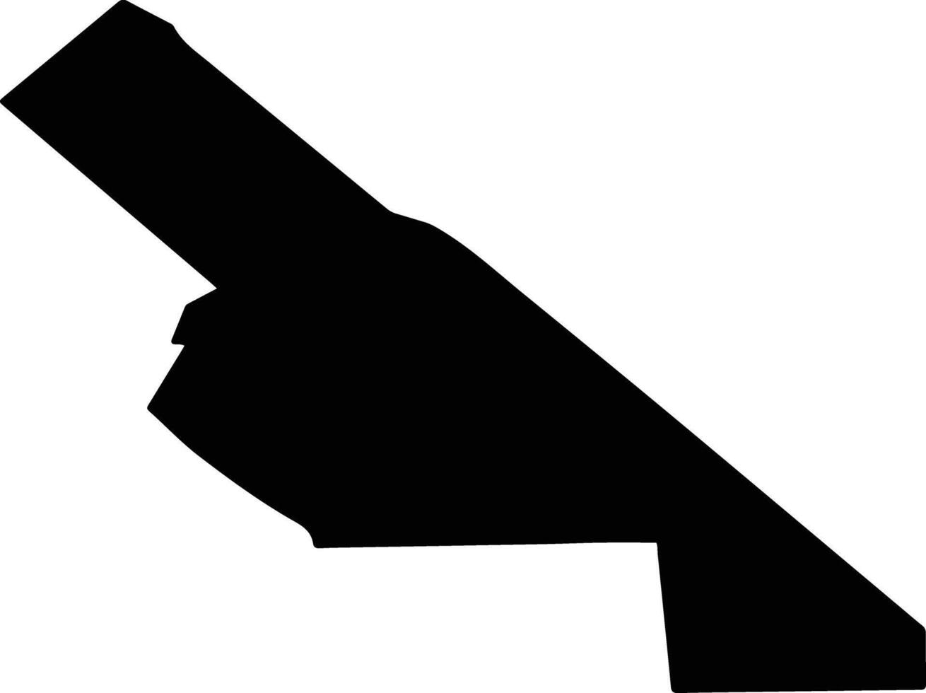 Tootsi vald Estonia silhouette map vector
