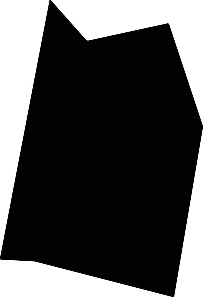 Toombs United States silhouette map vector