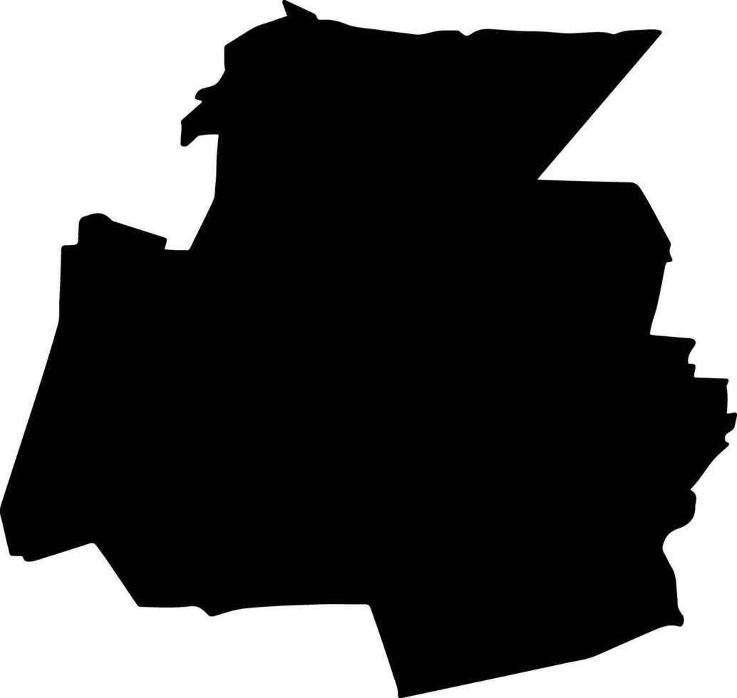 TOPRAISAR Romania silhouette map vector