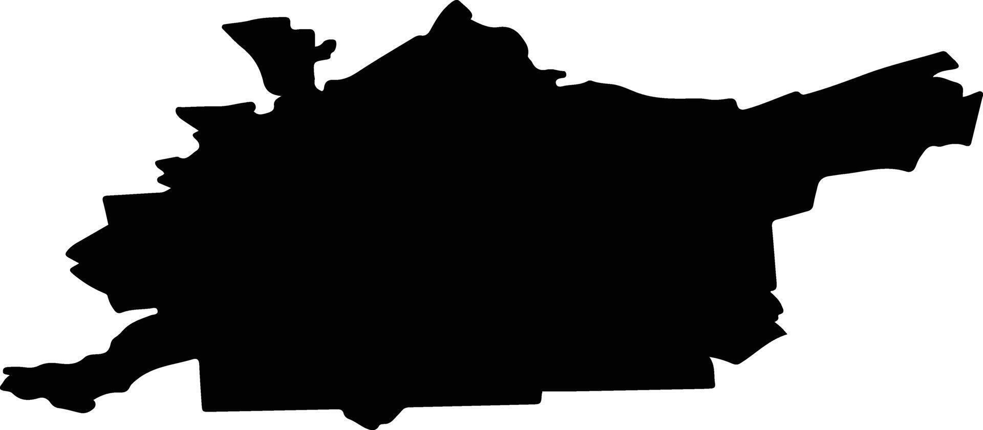 Tori vald Estonia silhouette map vector