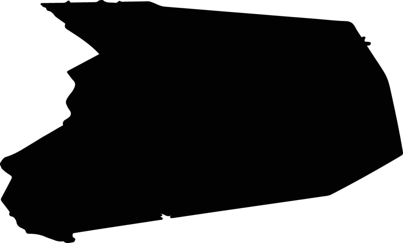 Torniolaakson seutukunta Finland silhouette map vector