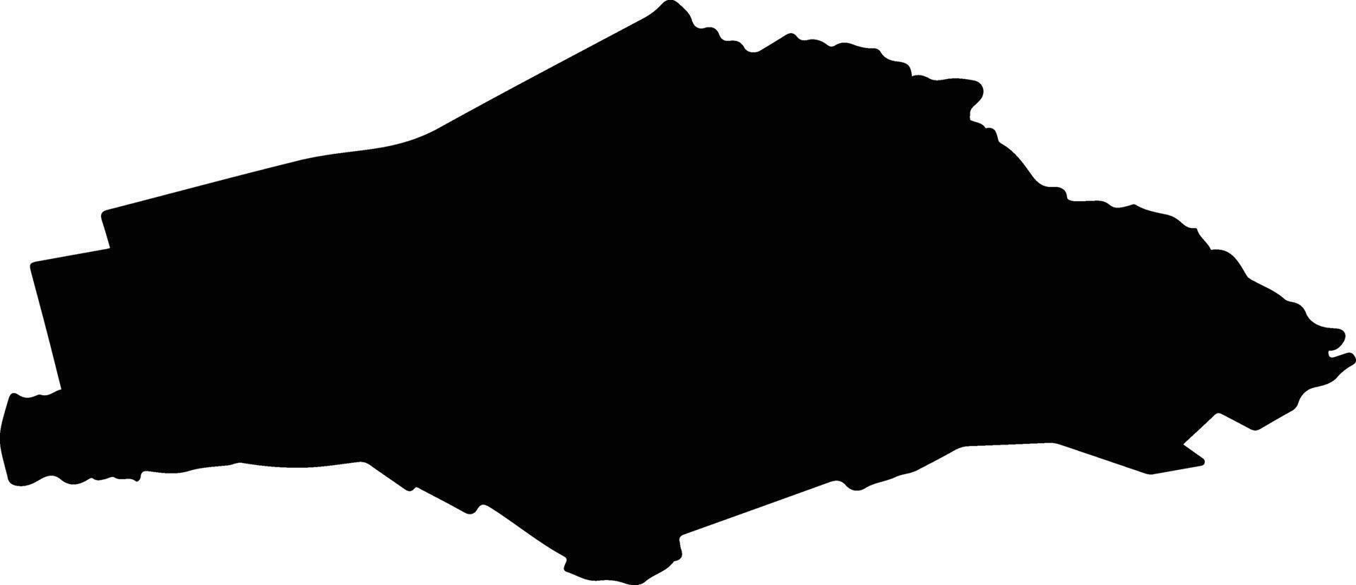 TORMAC Romania silhouette map vector