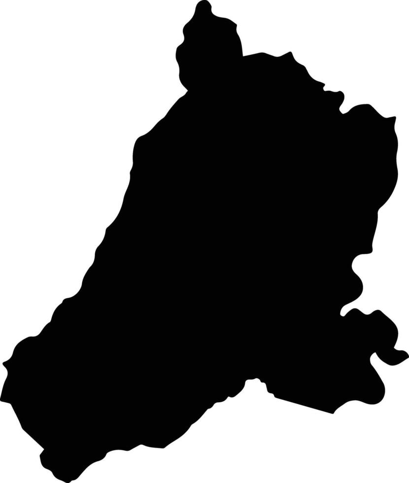 Toro Colombia silhouette map vector
