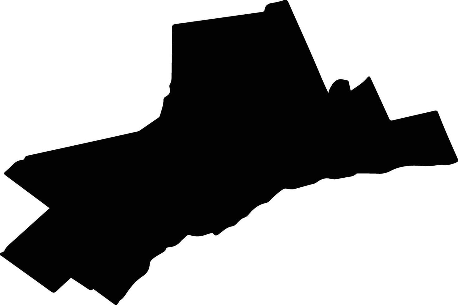 Toronto Canada silhouette map vector