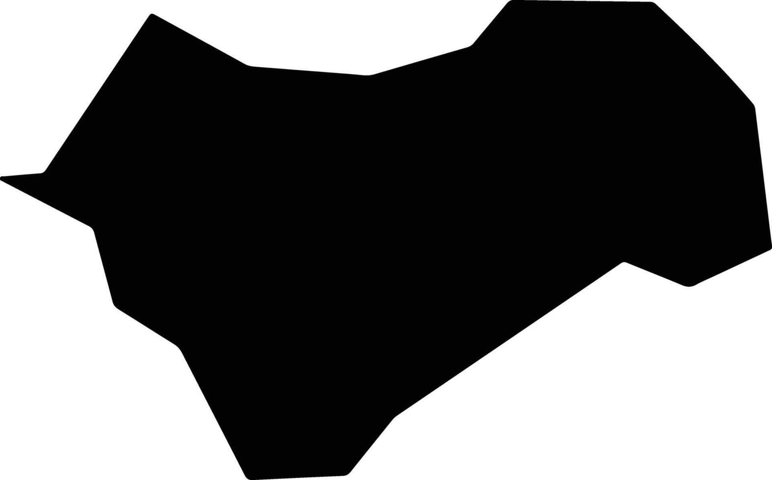 Toropi Brazil silhouette map vector