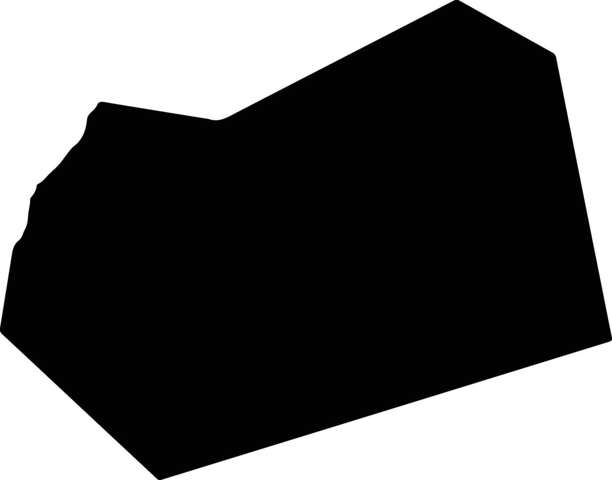 Torres Vedras Portugal silhouette map vector
