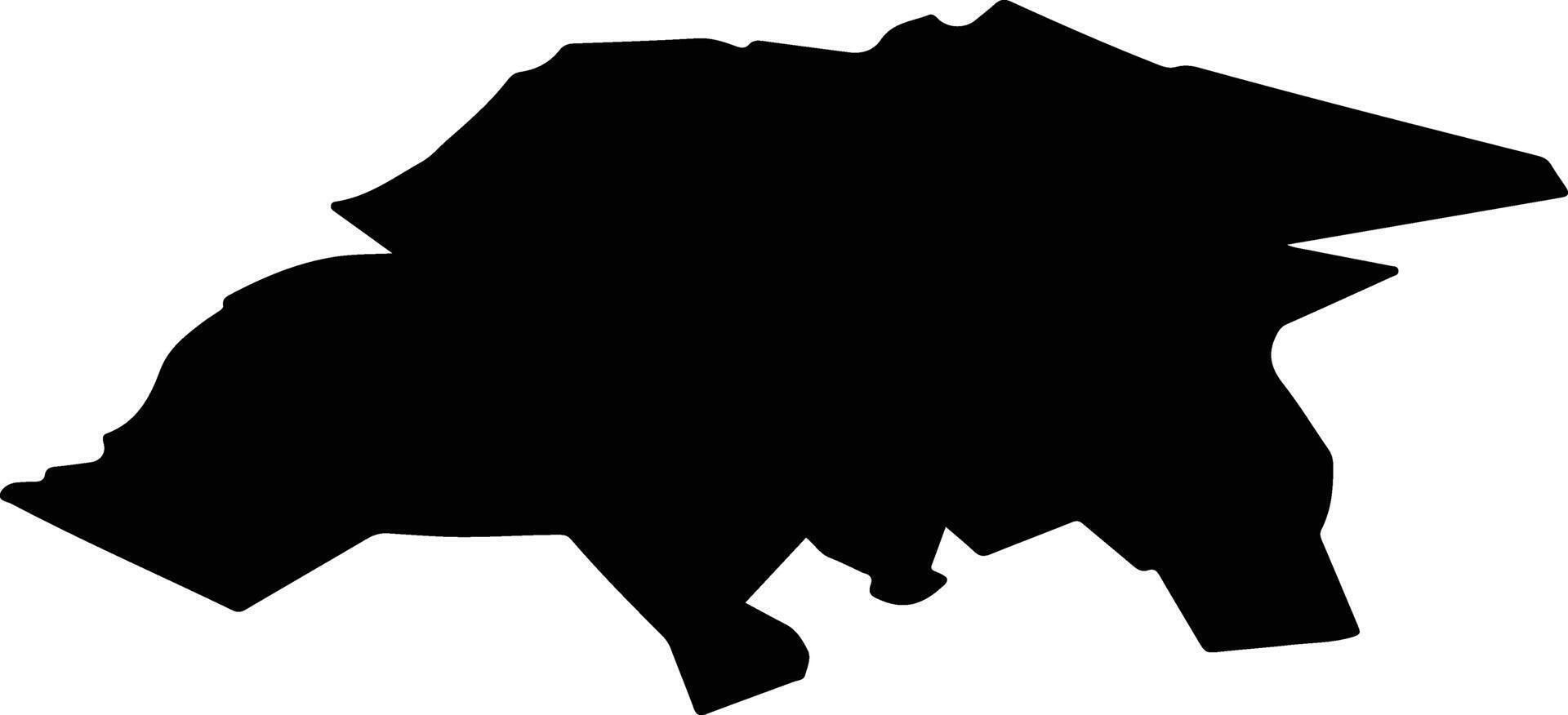 Torva Estonia silhouette map vector