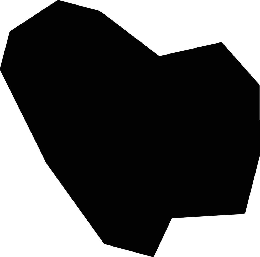 Tosu Japan silhouette map vector