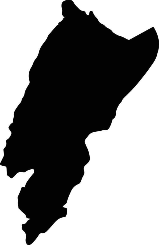 Tota Colombia silhouette map vector