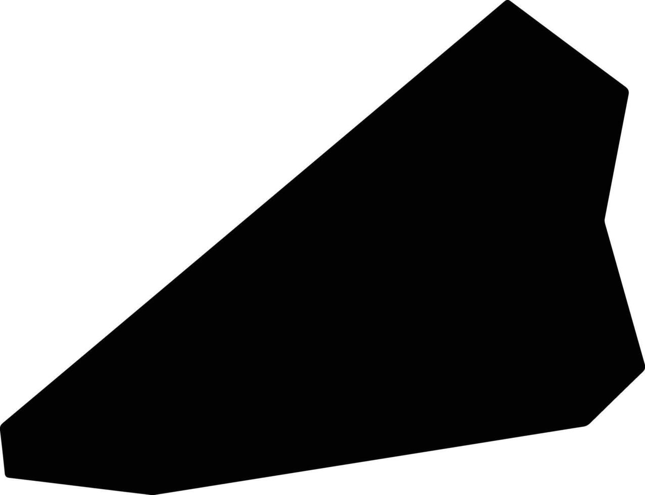 Toucountouna Benin silhouette map vector