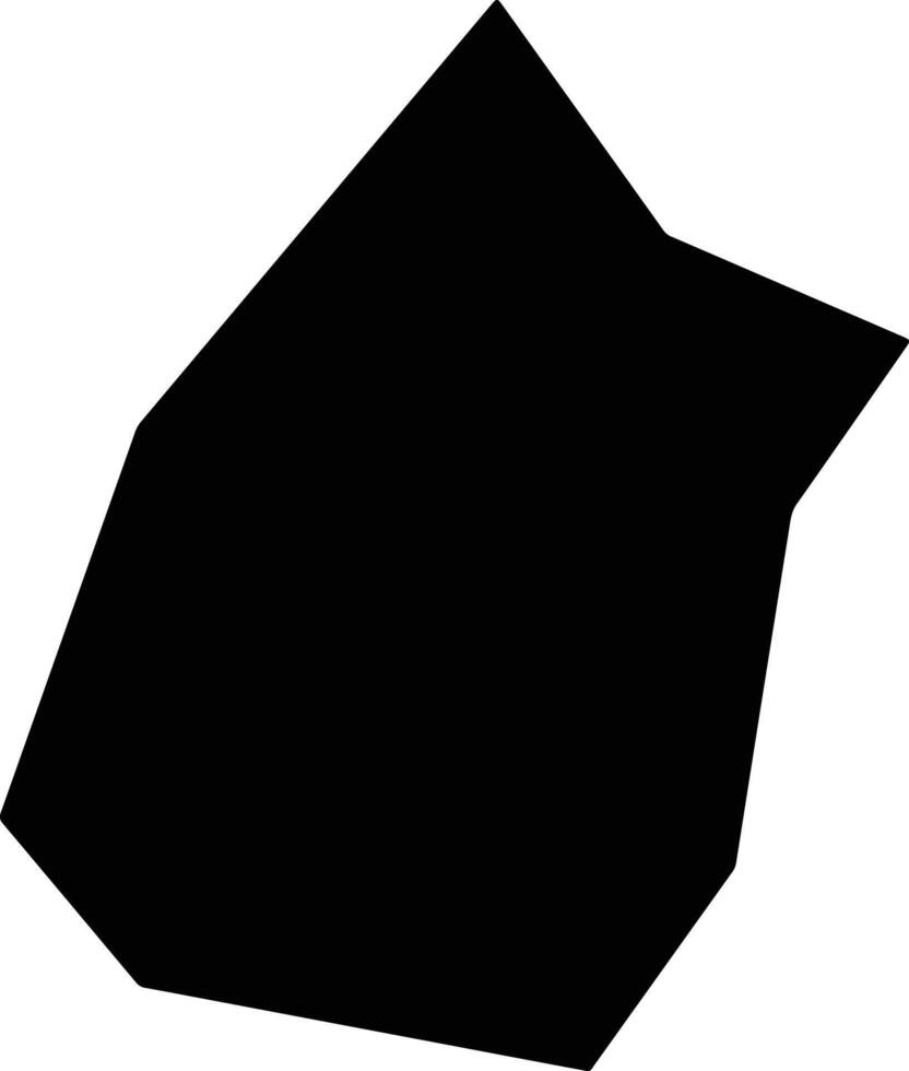 Touin Japan silhouette map vector