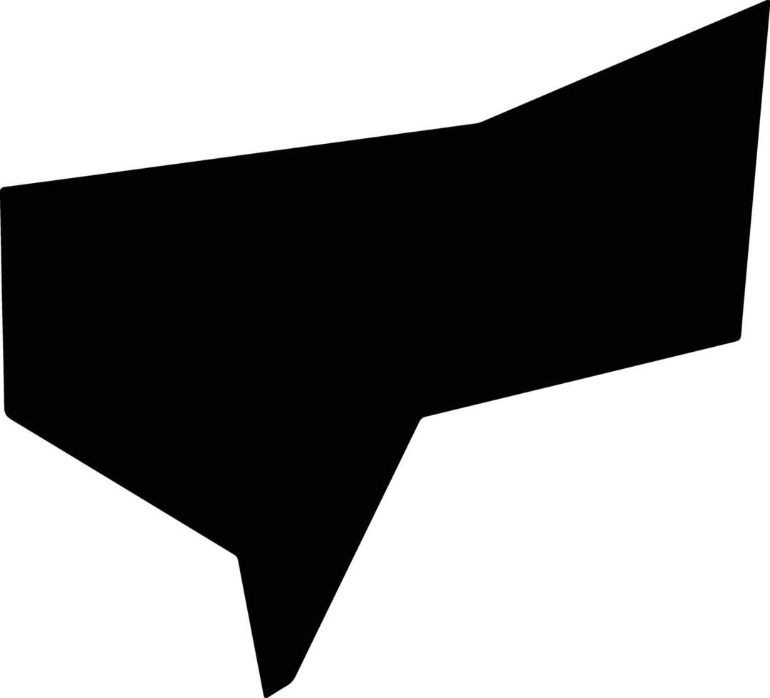 Tougou Japan silhouette map vector