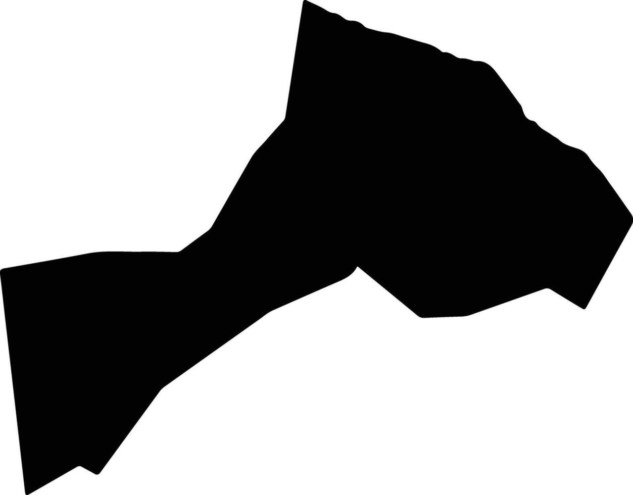 Touros Brazil silhouette map vector