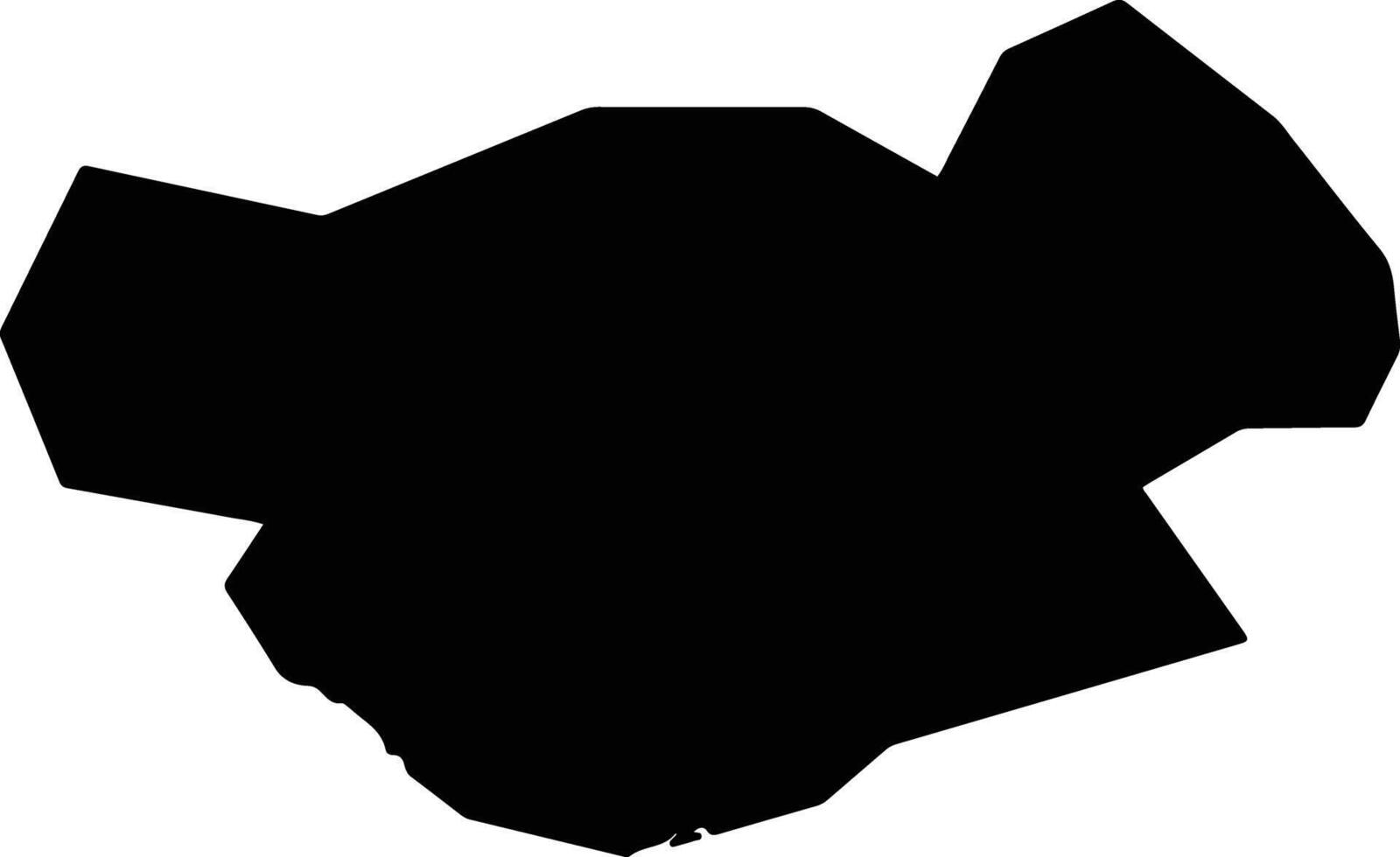 Toyokawa Japan silhouette map vector