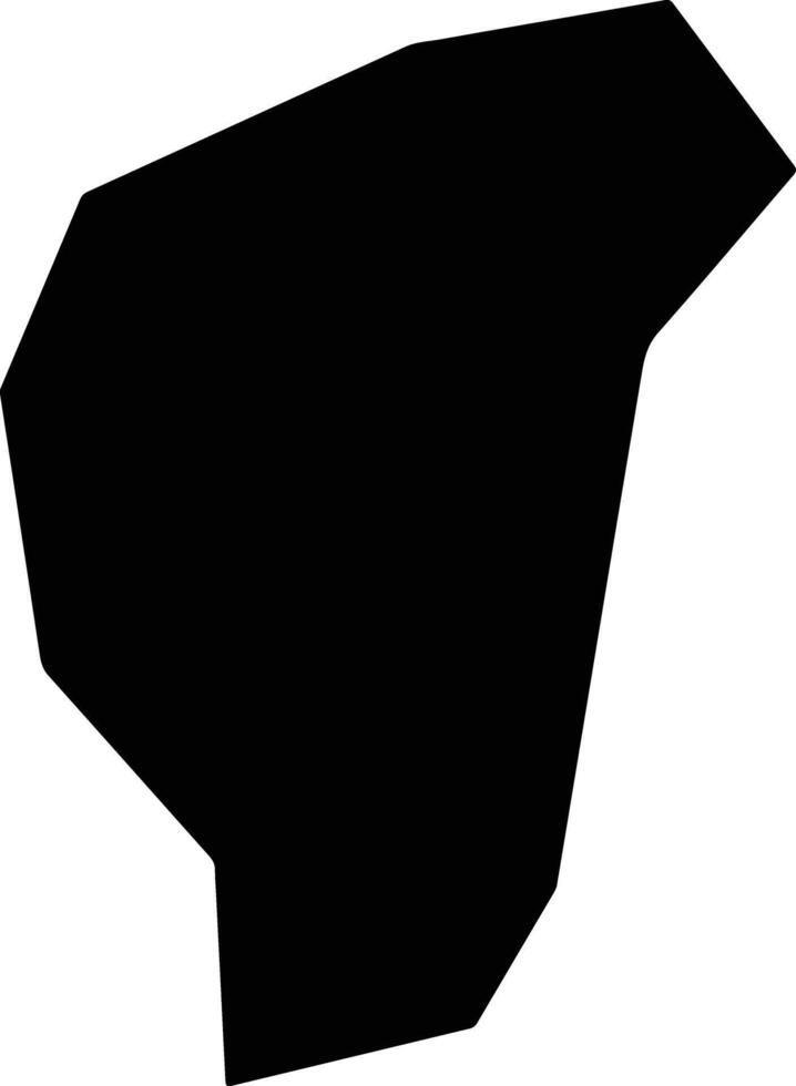 Toyonaka Japan silhouette map vector