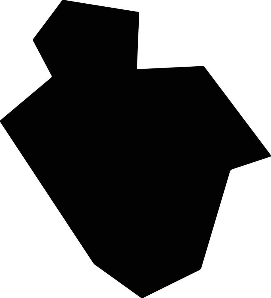 Trachonas Cyprus silhouette map vector