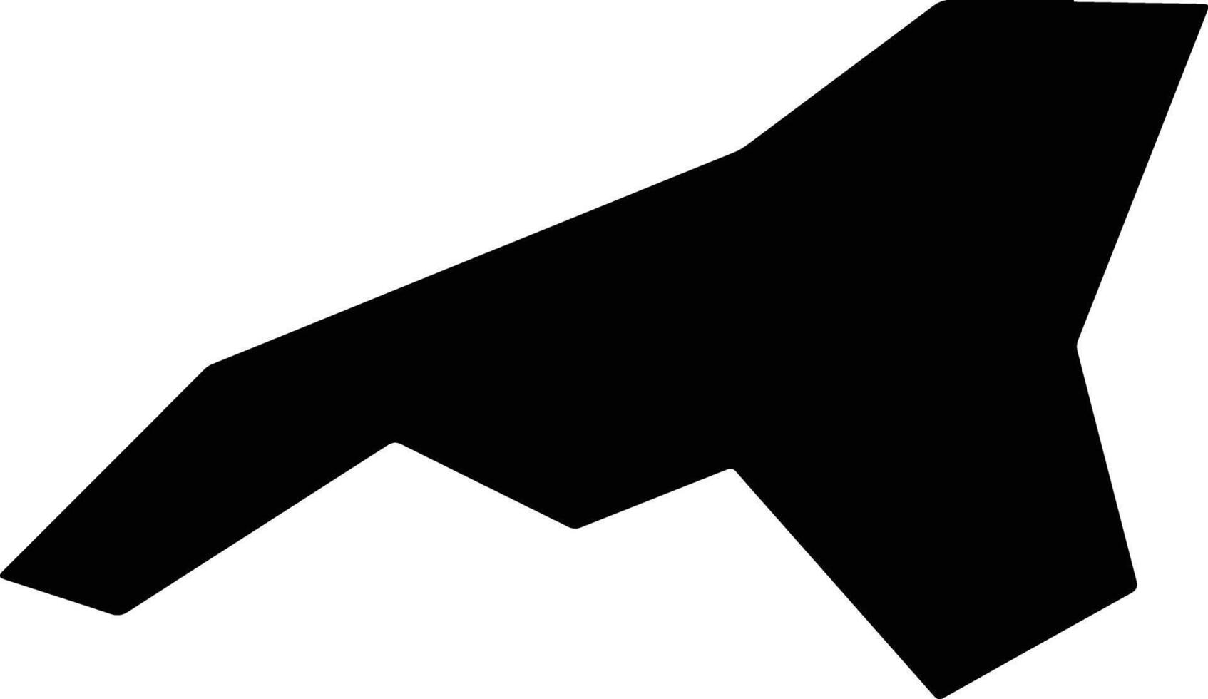 Trabiju Brazil silhouette map vector