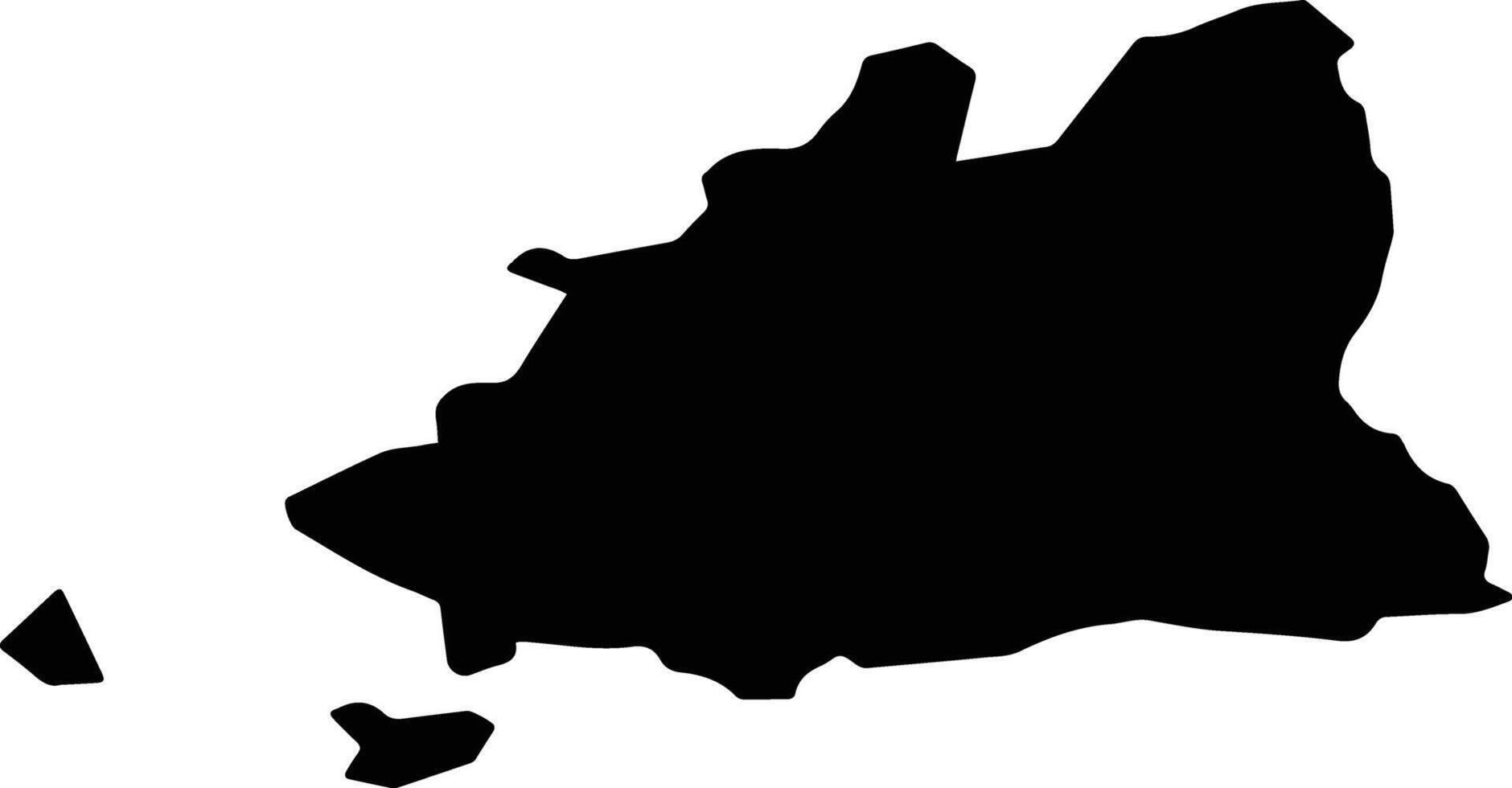 Trachselwald Switzerland silhouette map vector