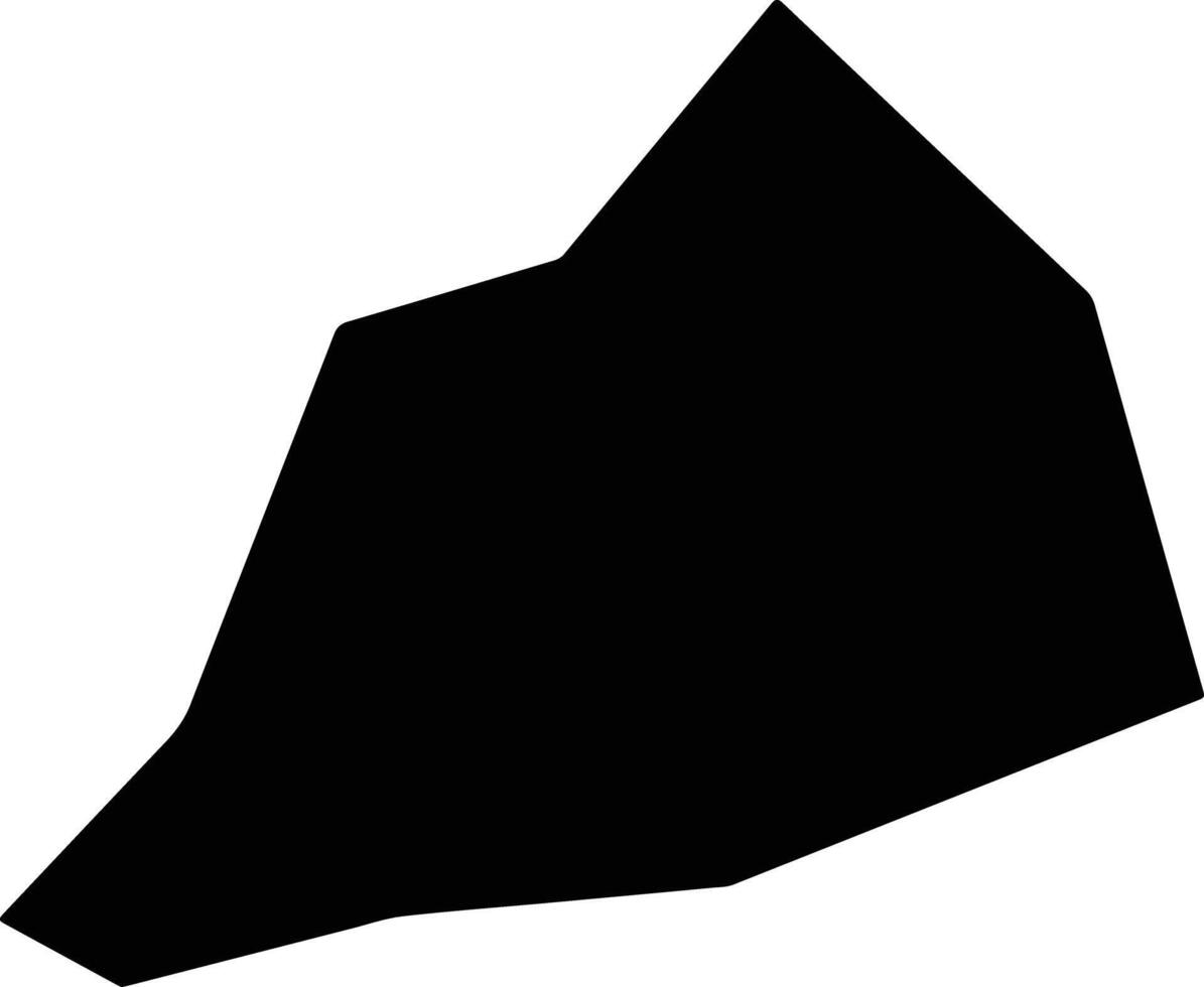 Transylvania United States silhouette map vector