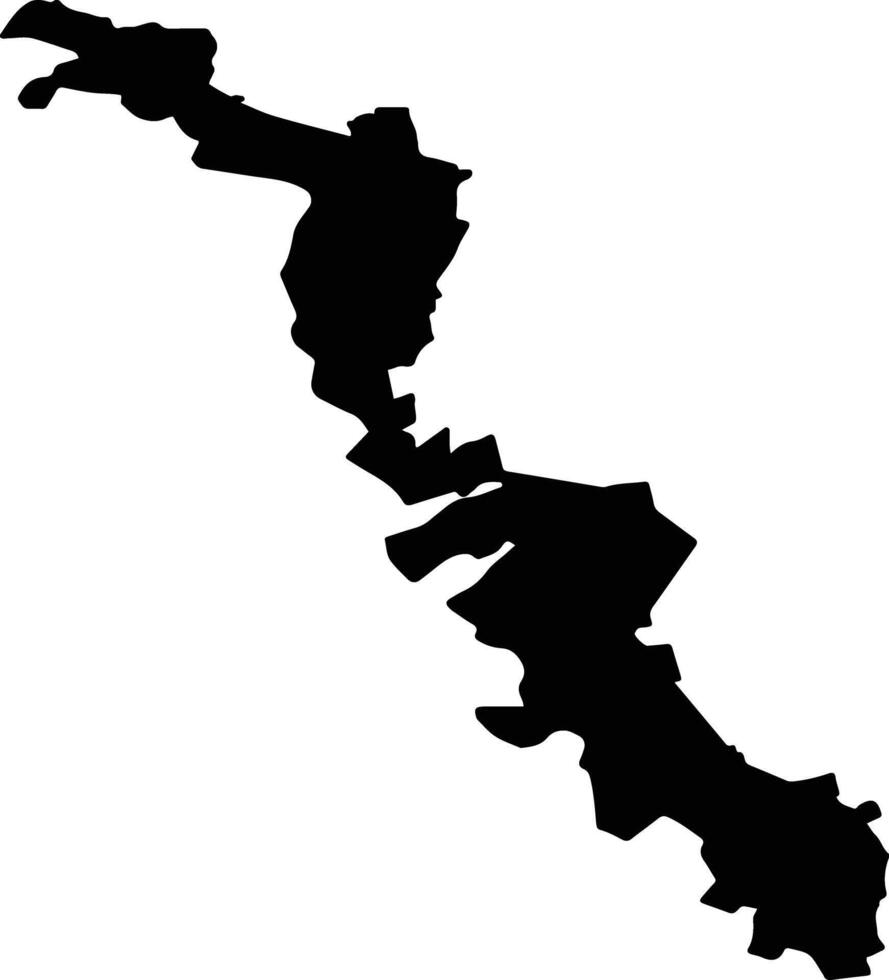Transnistria Moldova silhouette map vector