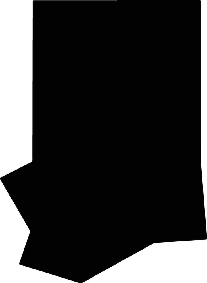 Trempealeau United States silhouette map vector