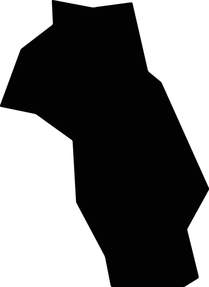 Tremetousia Cyprus silhouette map vector