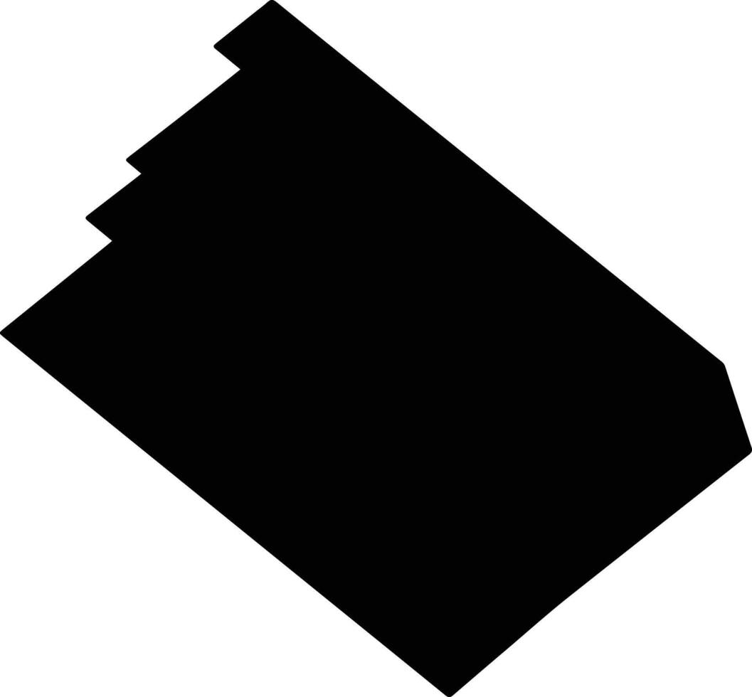 Tres Lomas Argentina silhouette map vector