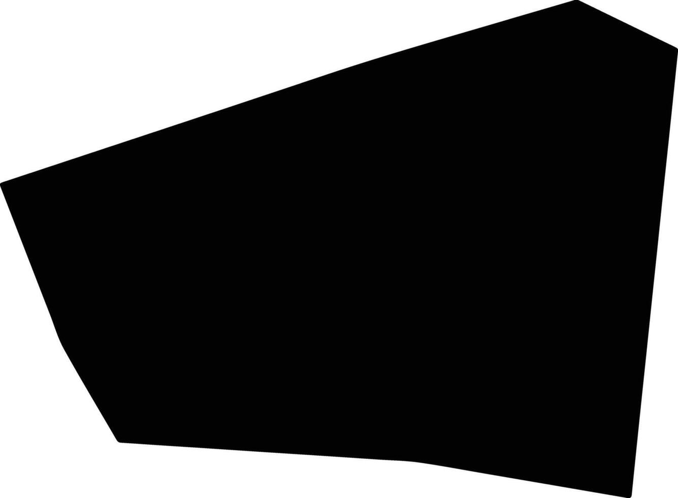 Trigg United States silhouette map vector